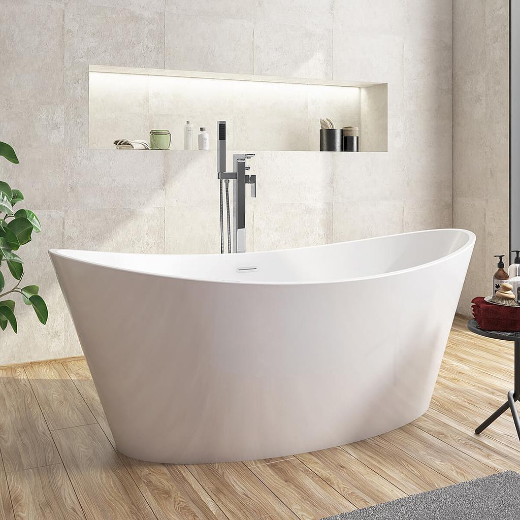 Aruba Bath In Acrylic White - 1700 x 800mm