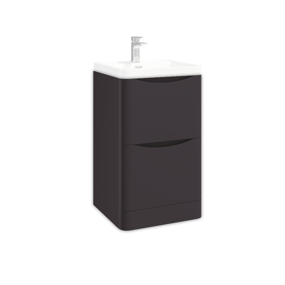 Bella 500mm Floor Cabinet - Indigo Blue