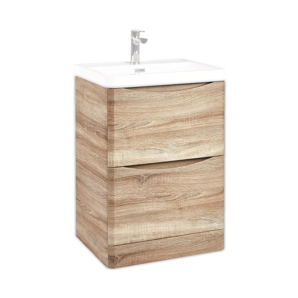 Bella 600mm Floor Cabinet - Driftwood