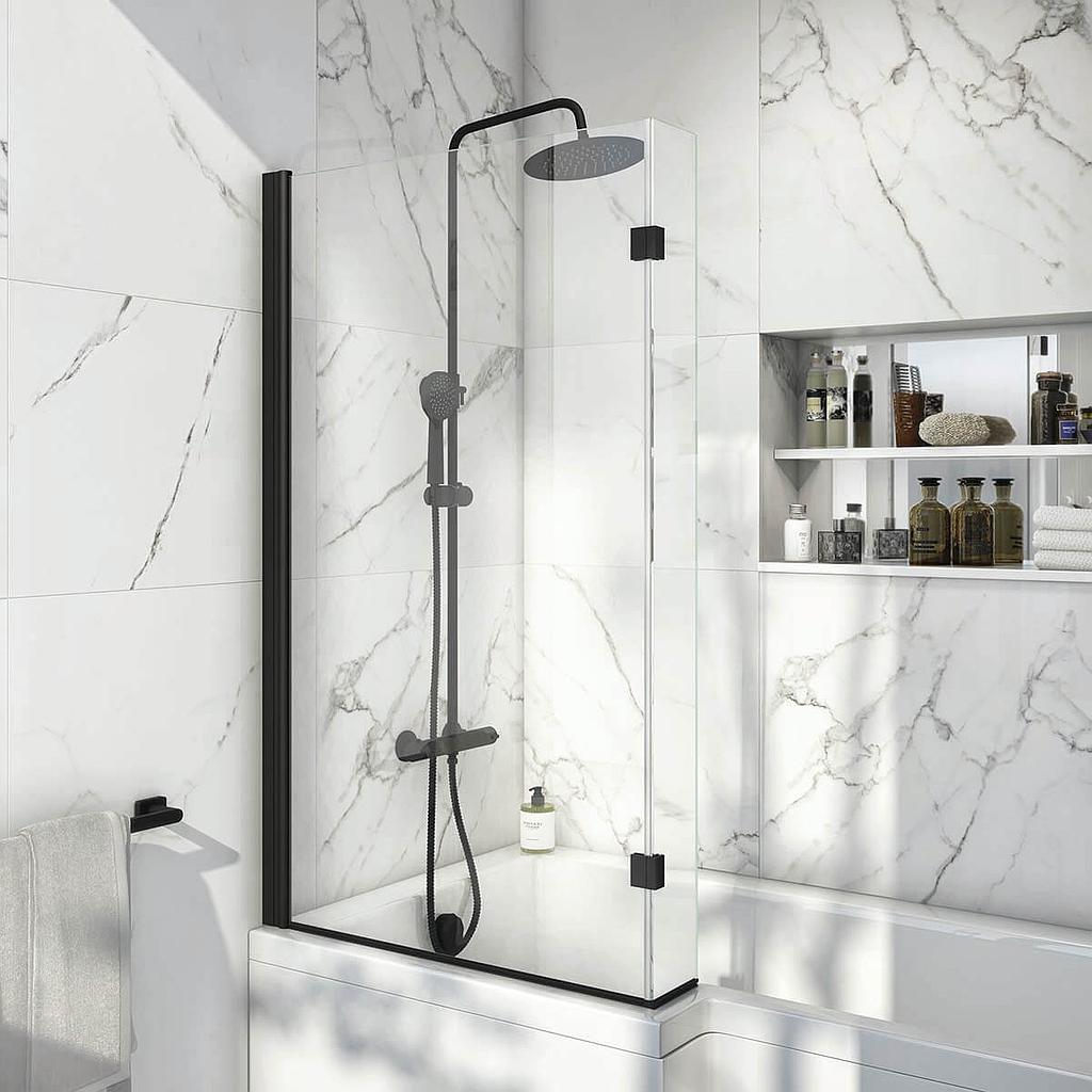 Black L Shaped Bathscreen Seal