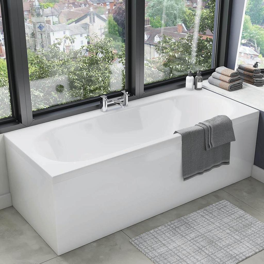 Cascade Round Double Ended Bath - 1800 x 800mm
