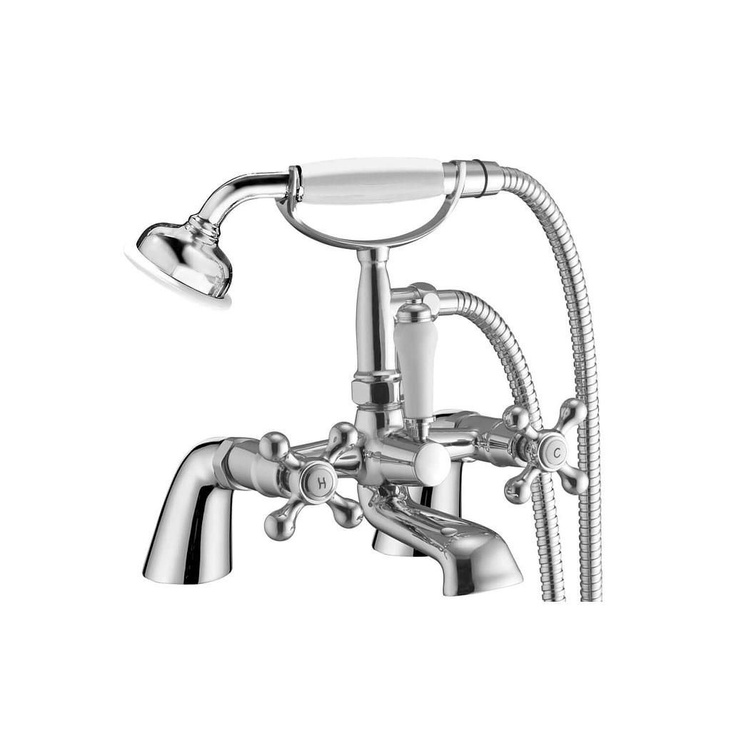 Classica Chrome Bath Shower Mixer with Cradle
