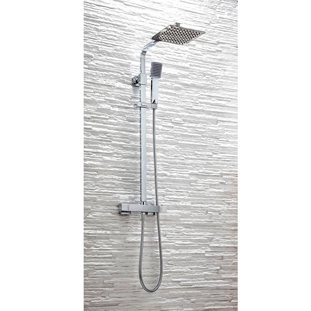Elliot Square Rigid Riser Shower