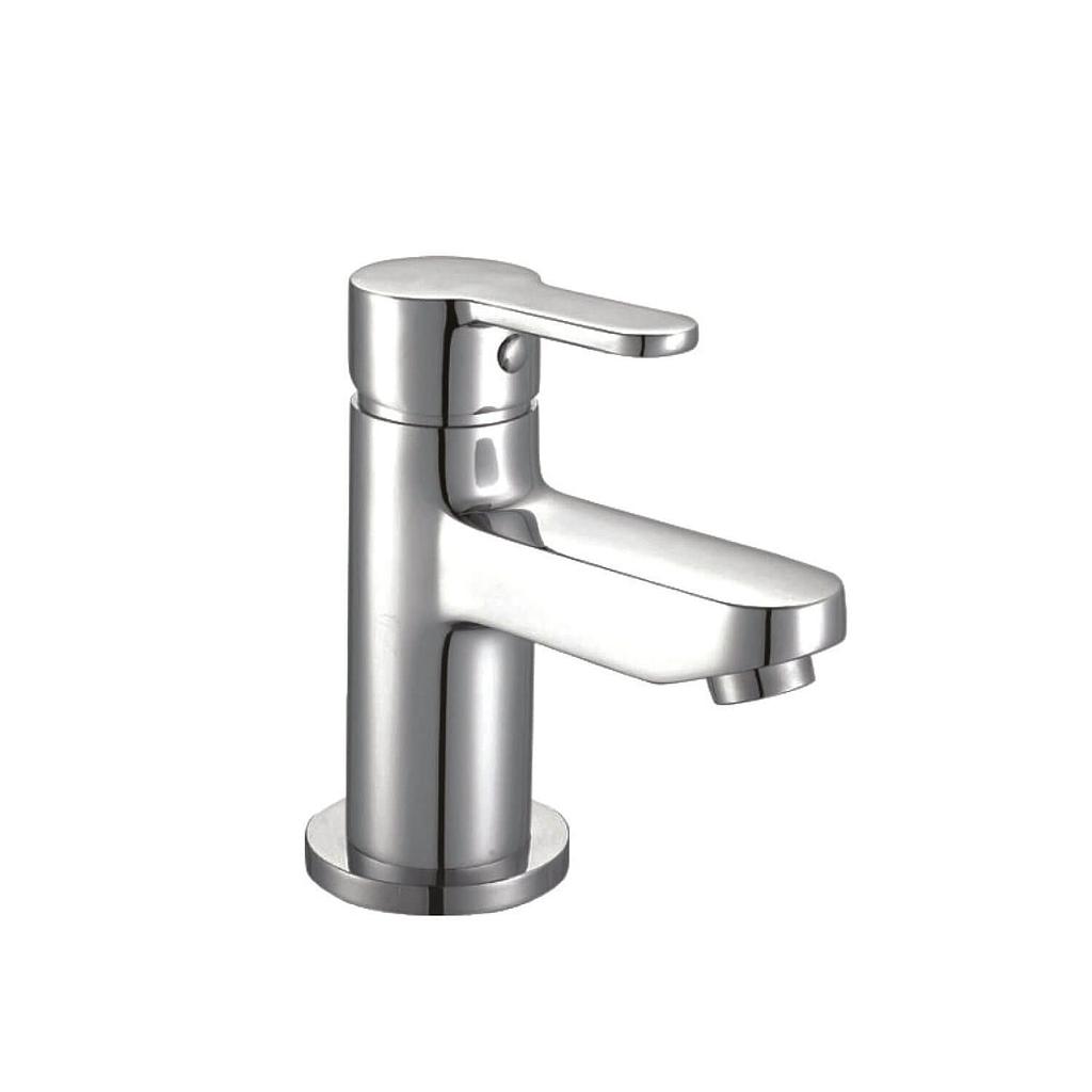Favour Mono Basin Mixer with Push Waste - Chrome