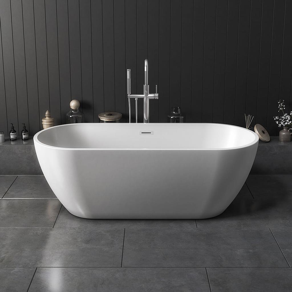 Form Bath in Acrylic White - 1650 x 700mm
