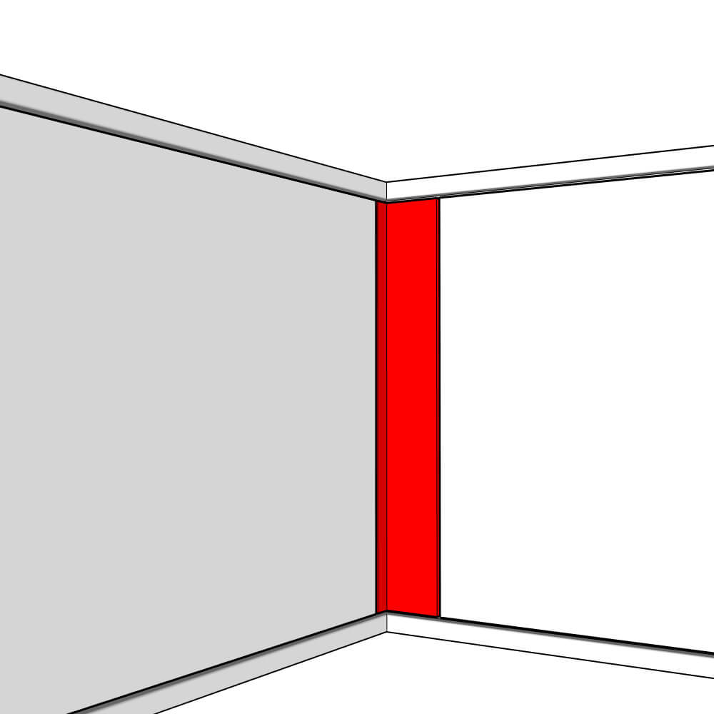 Helmsley Adjustable Corner Post Set - 715 x 100 x 18mm (x2)