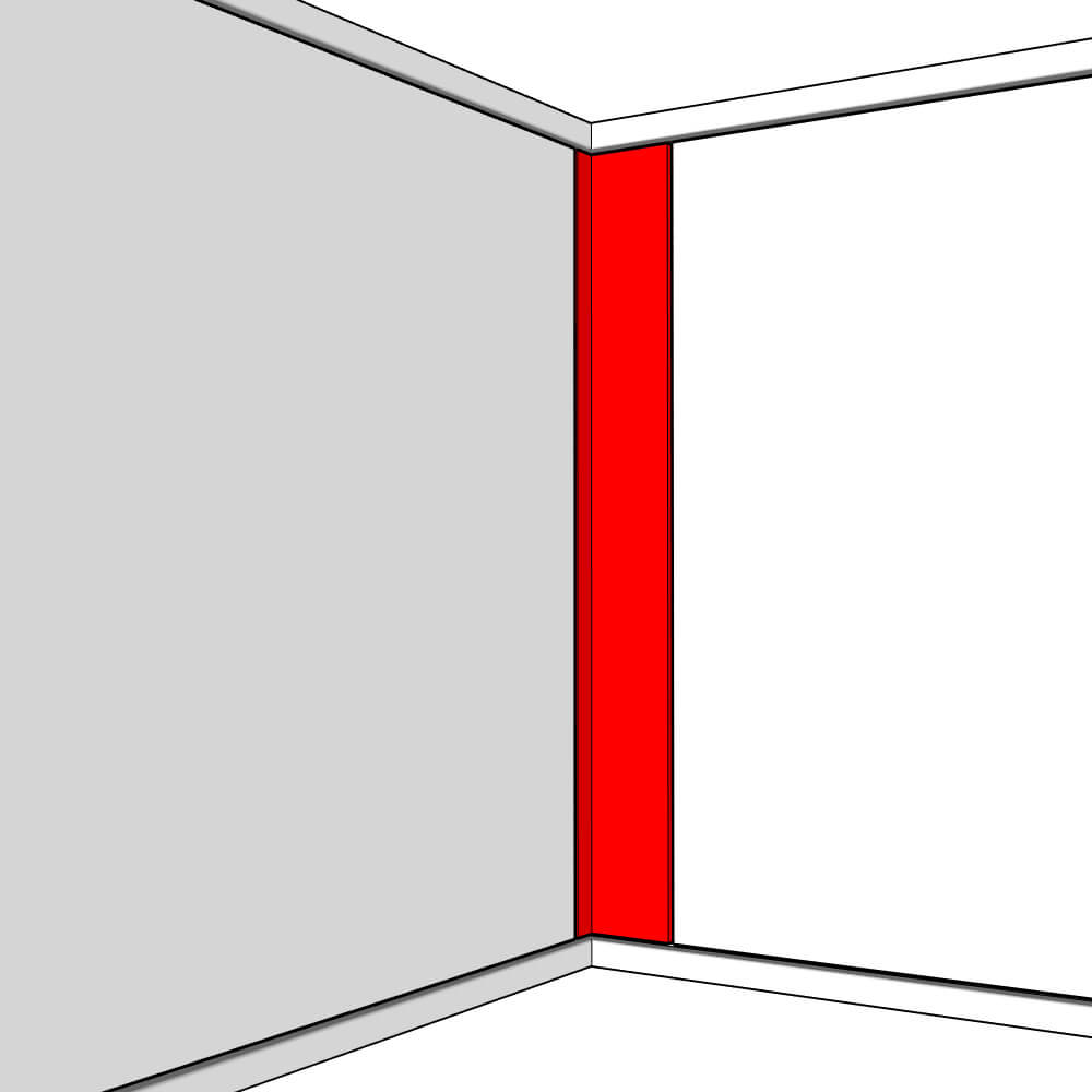 Helmsley Adjustable Corner Post Set - 895 x 100 x 18mm (x2)