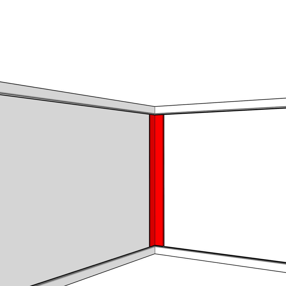 Helmsley Fixed Size Corner Post Set - 570 x 60 x 60mm