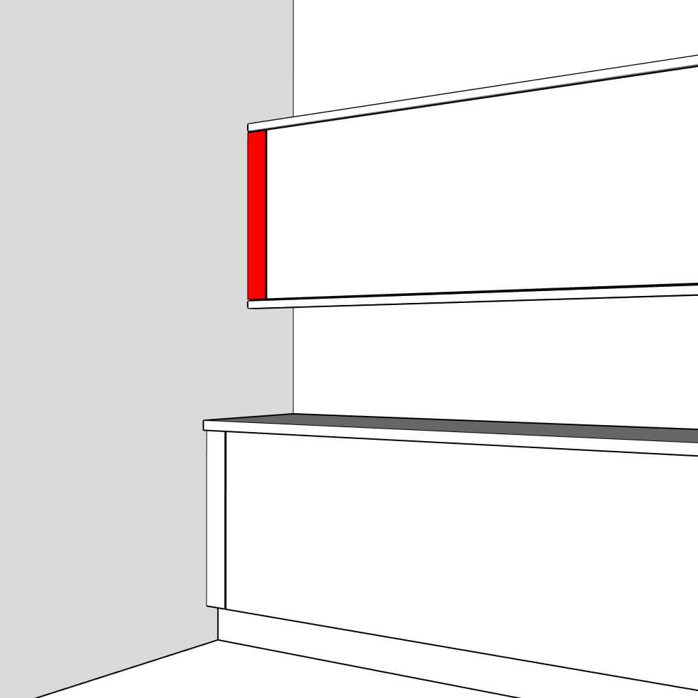 Henley Filler Panel - 720 x 100 x 18mm