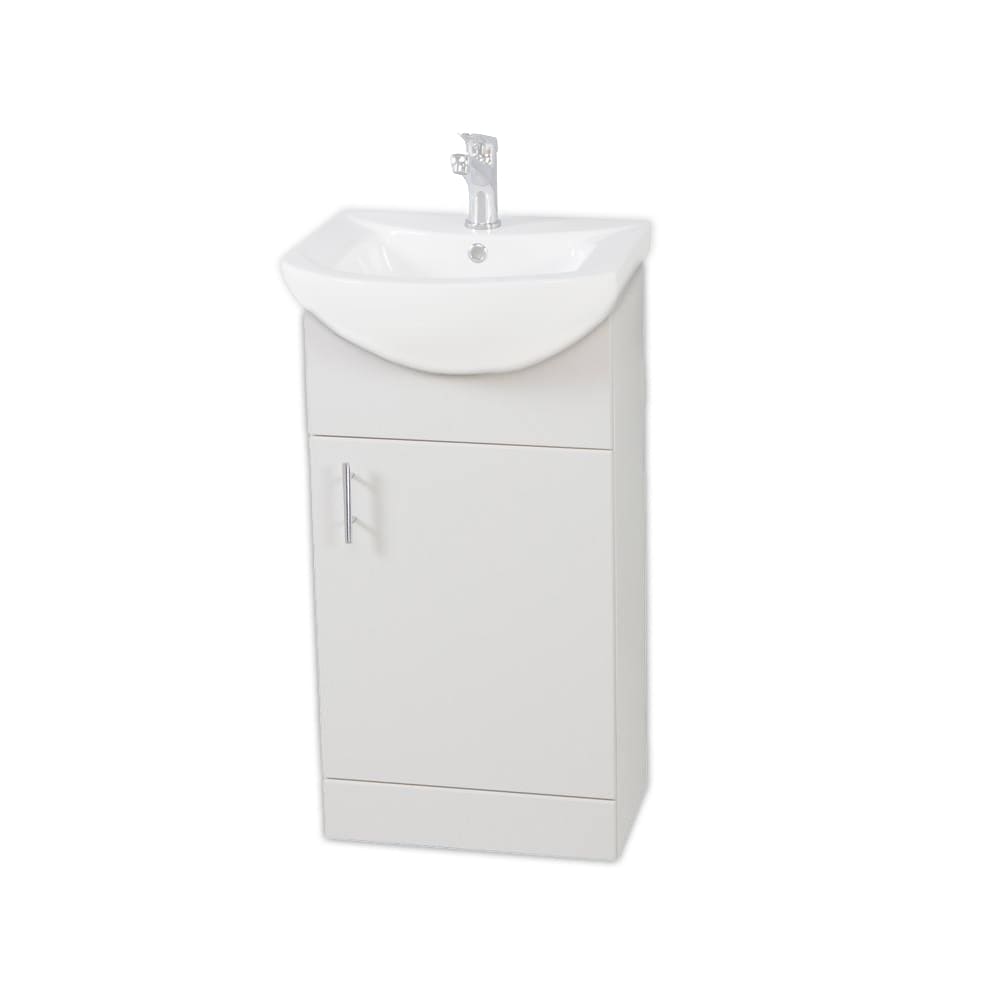 Lanza 450mm Basin Unit - Gloss White (Component)