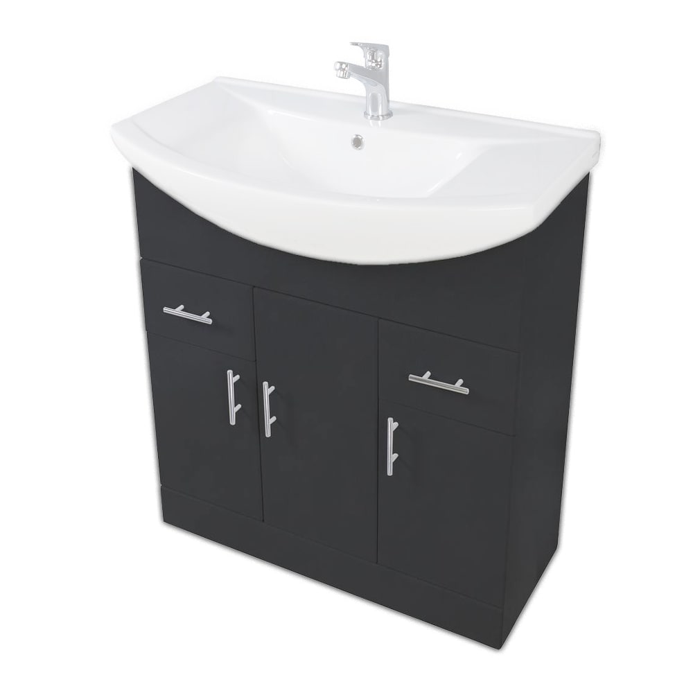 Lanza 750mm Basin Unit - Anthracite
