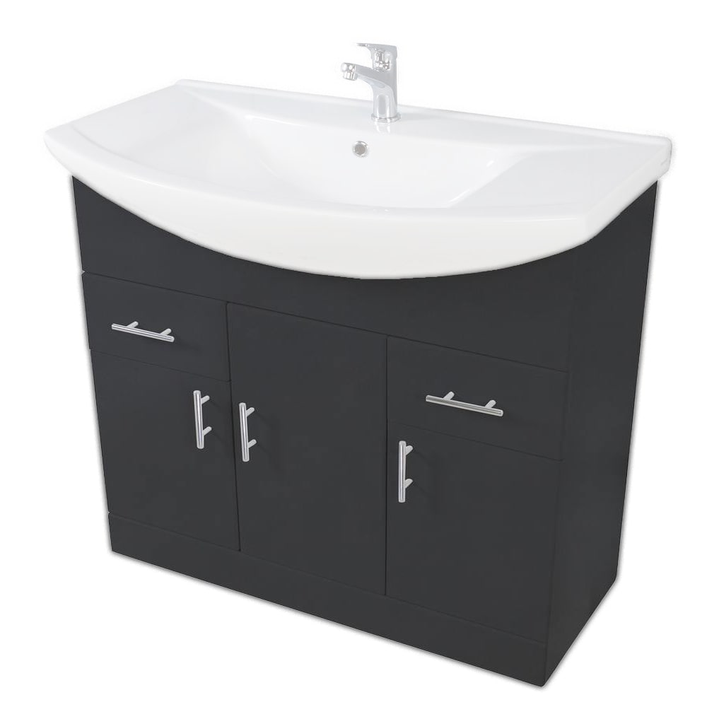 Lanza 950mm Basin Unit - Anthracite