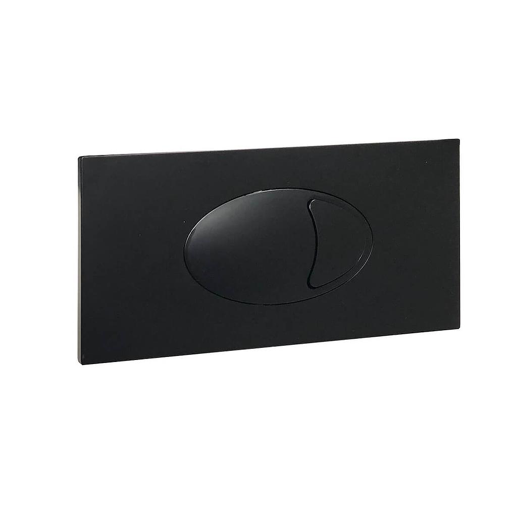 Large Black Dual flush plate & access panel 240x120mm