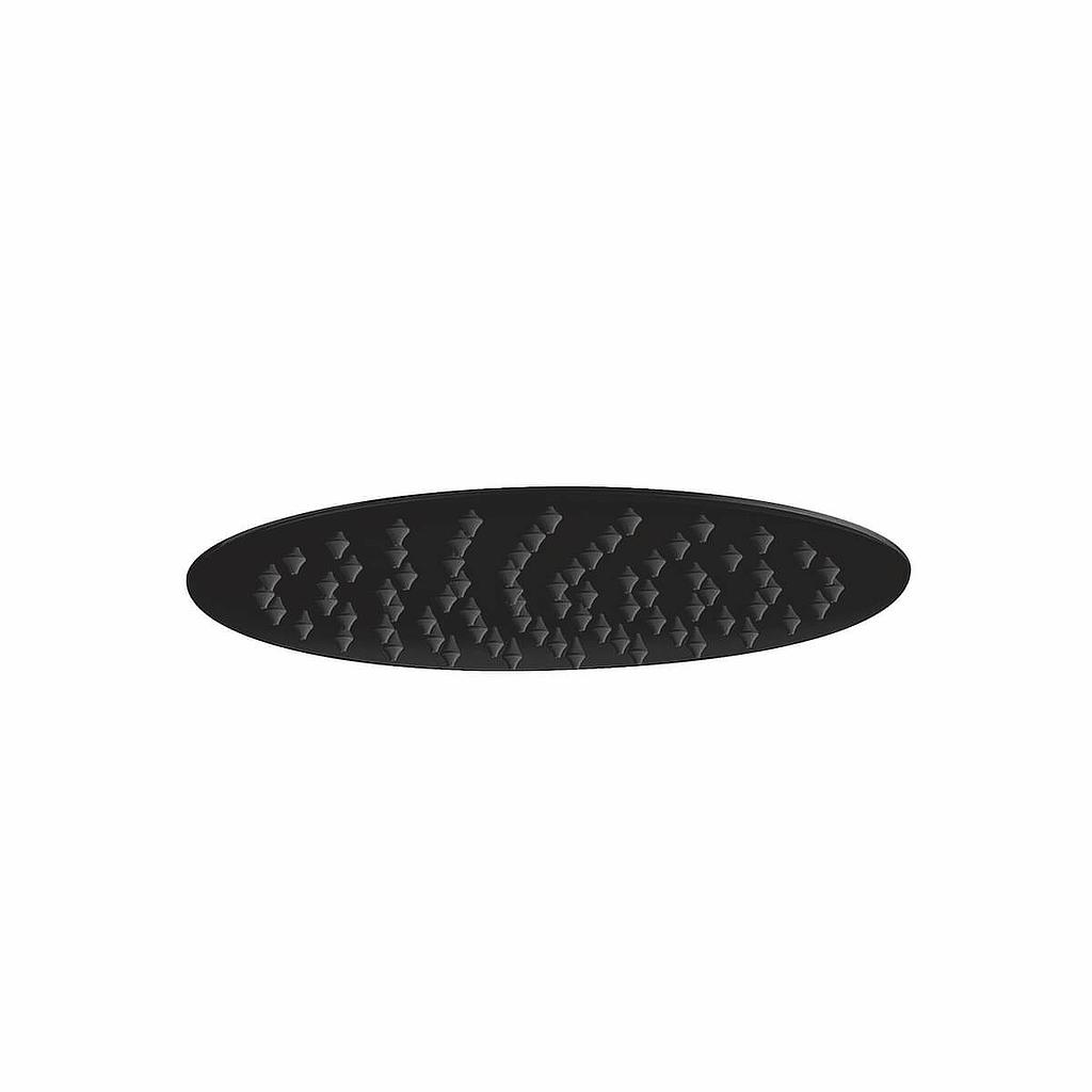Mono Black Round Shower Head 300mm