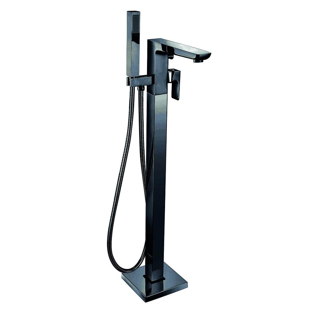 Muro Black Freestanding bath shower mixer