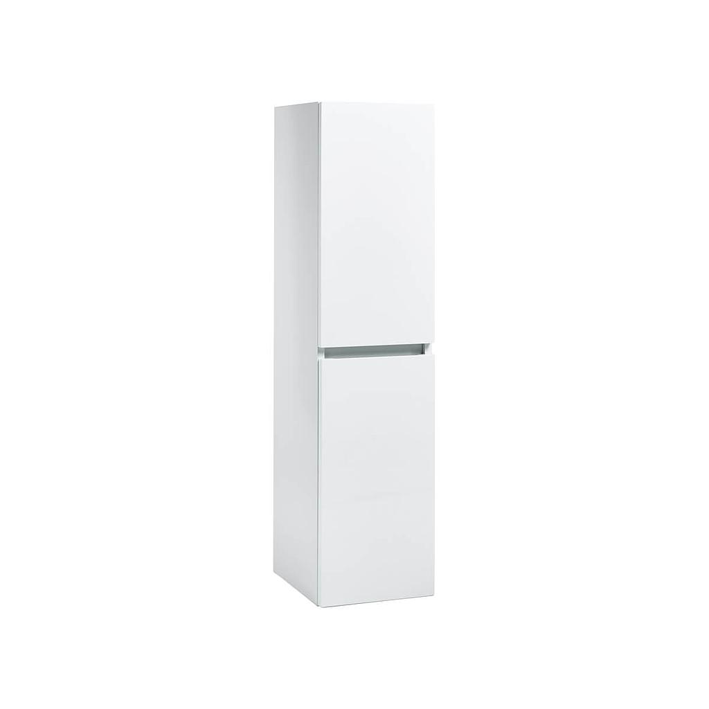 Muro Wall Hung Furniture - 1200mm Tall Boy - Gloss White (Complete)