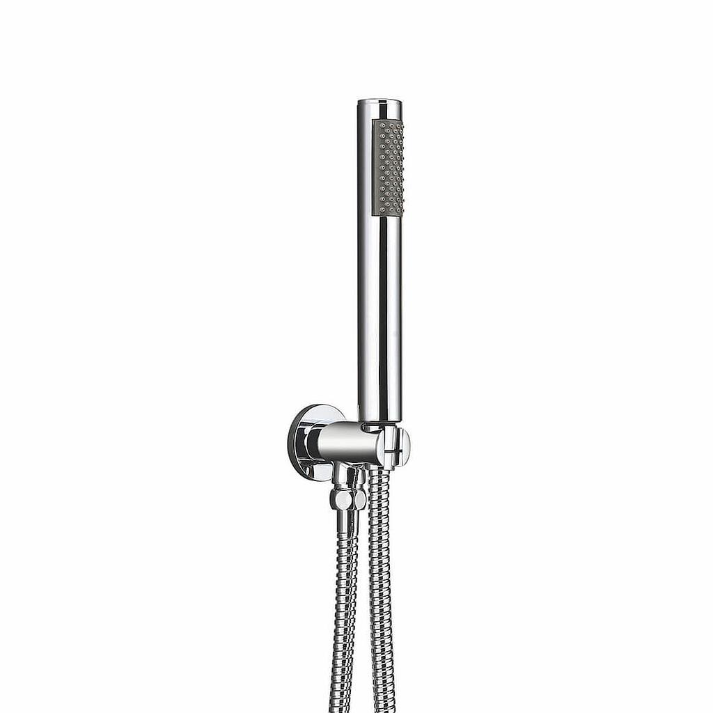 Round Shower Outlet Hose and Head
