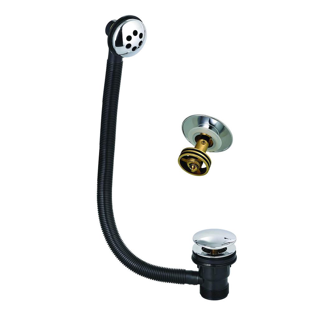 Round Sprung Bath Waste - EASY CLEAN