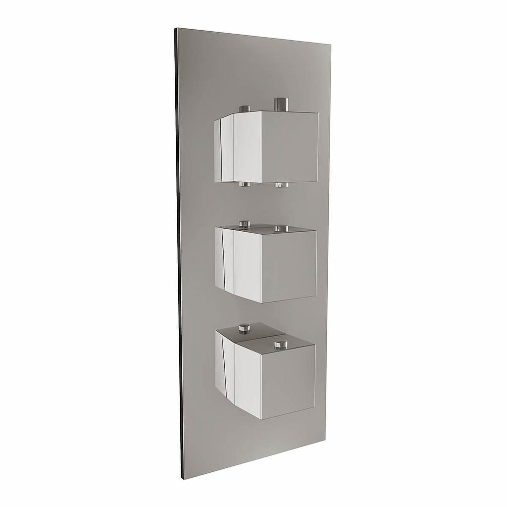 Triple Square Handle Concealed Valve DIVERTER 