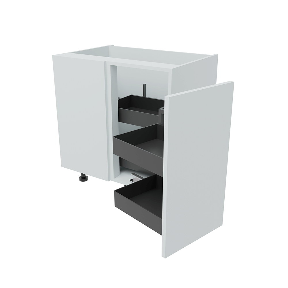800mm Highline Corner Base Unit - Planero Swing Out Corner - 400mm Door (Left Blank)