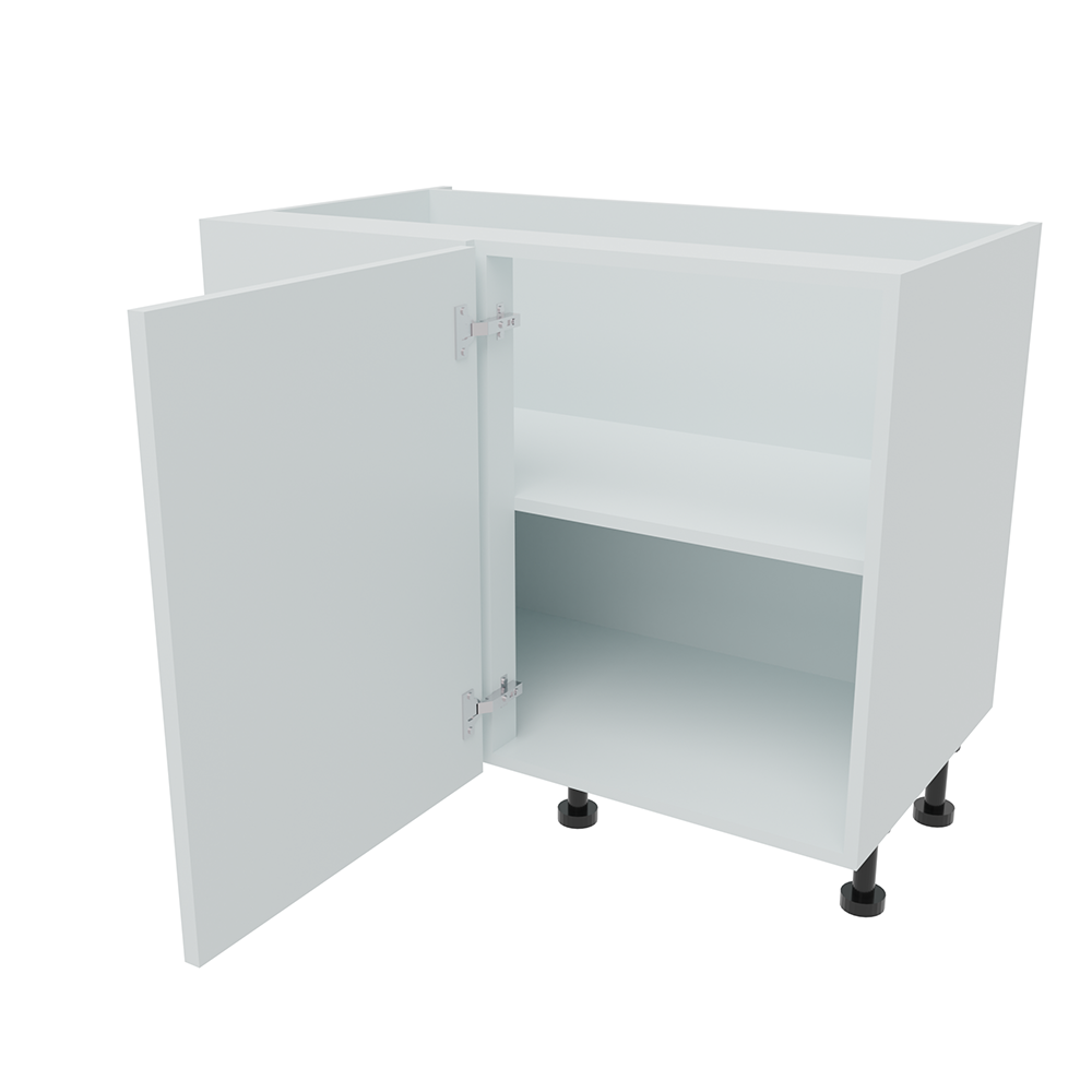 1000mm Highline Corner Base Unit With Adjustable Corner Post - 550mm Door (Left Blank)