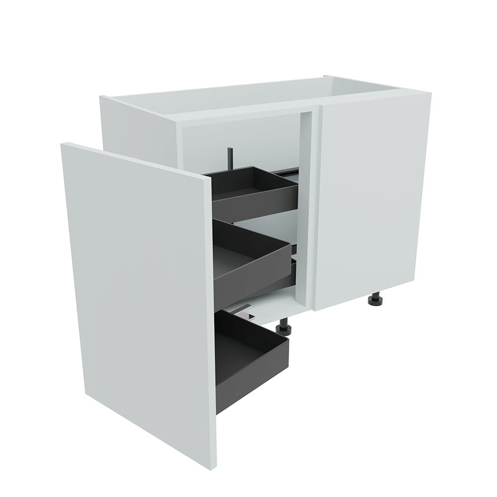 1000mm Highline Corner Base Unit - Planero Swing Out Corner - 500mm Door (Right Blank)