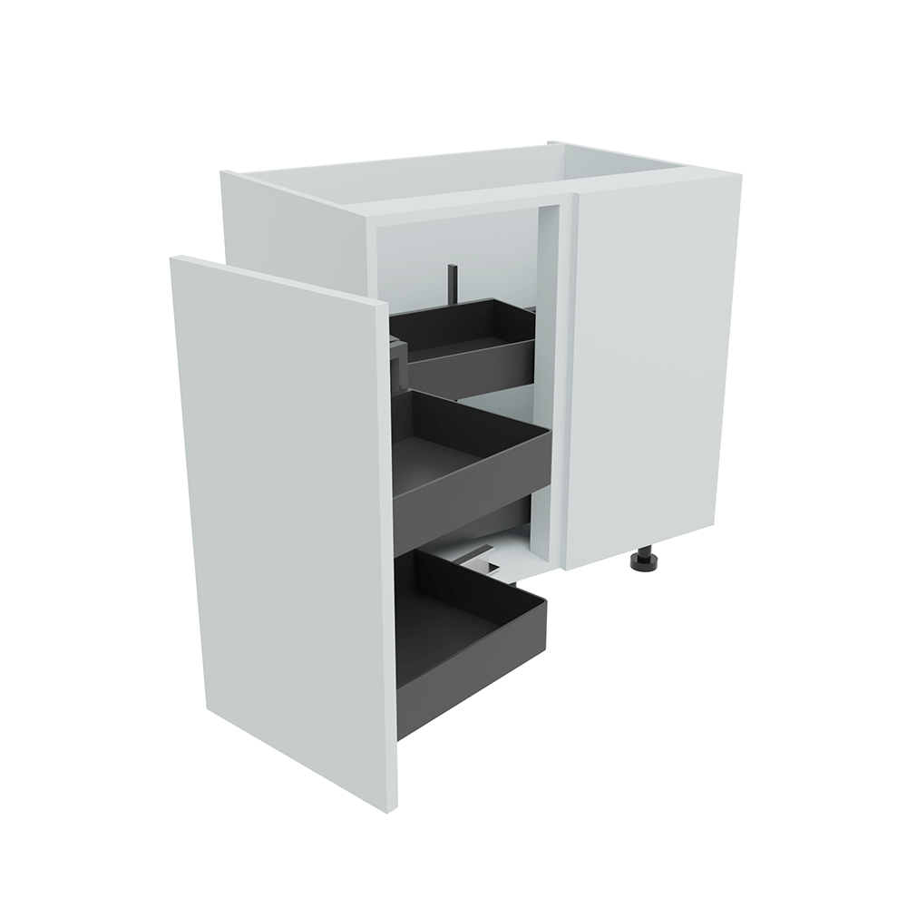 800mm Highline Corner Base Unit - Planero Swing Out Corner - 400mm Door (Right Blank)