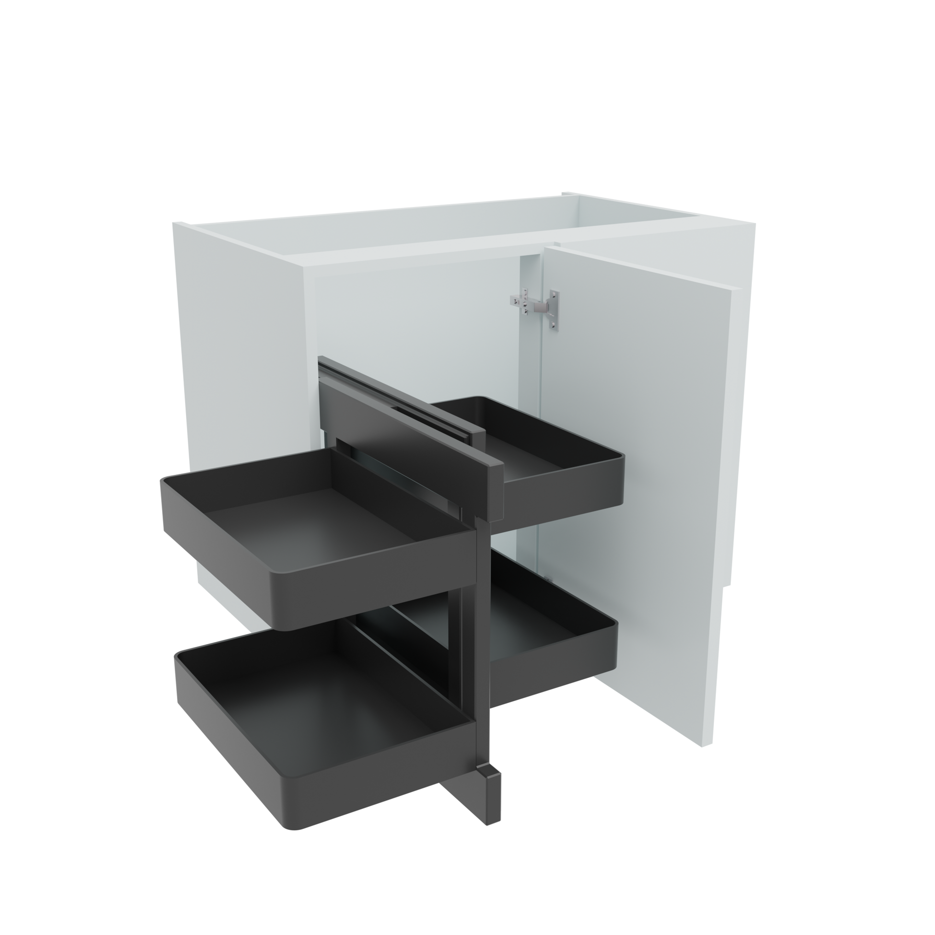 900mm Highline Corner Base Unit - Planero Blind Corner Optimiser - 450mm Door (Right Blank)