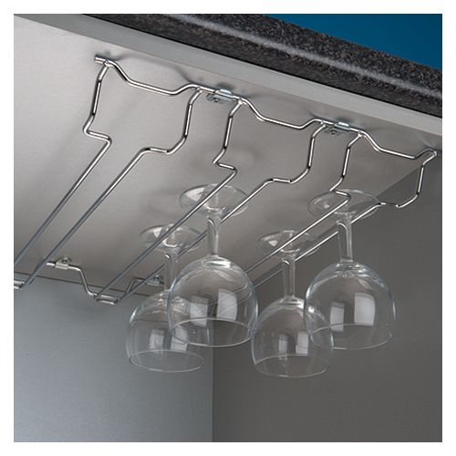 Wine Glass Rack, For Wall Mounted Cabinets - 150 - 500mm Wide Units