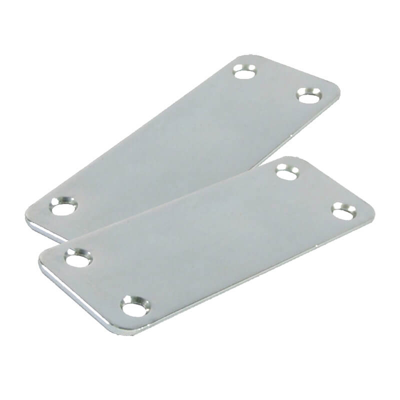 BK Stock - 2 x Jointing Plates and Screws, Steel