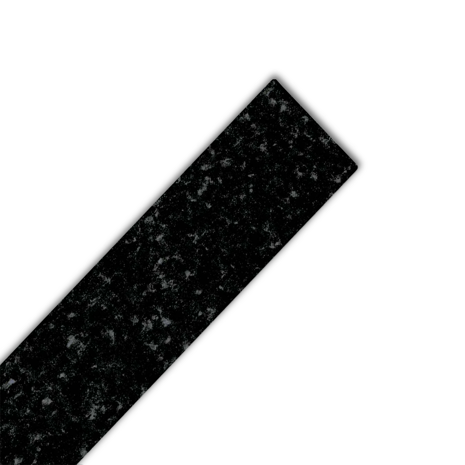 Axiom Avalon Granite Black Laminate Edging Strip - 2m