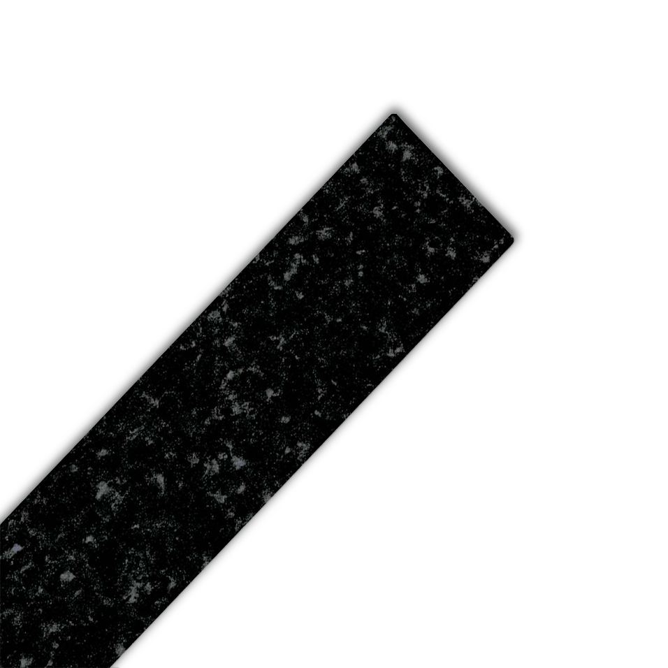 Formica Avalon Granite Black Laminate Edging Strip - 2m