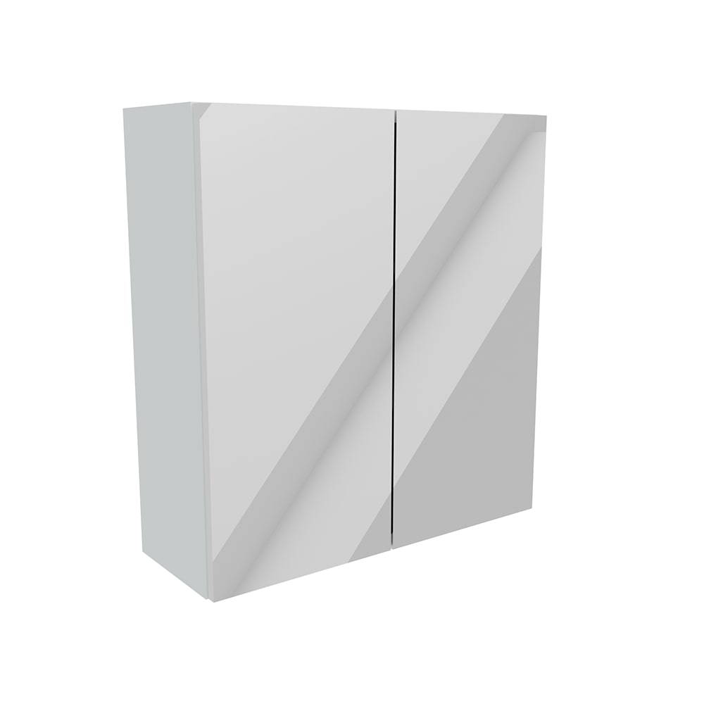 600mm Double Mirror Wall Unit