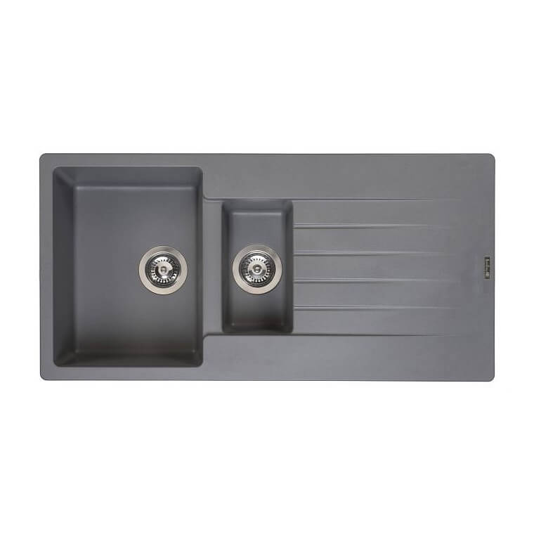 Reginox HARLEM 1.5 Bowl Grey Granite Sink  - 1000mm Wide