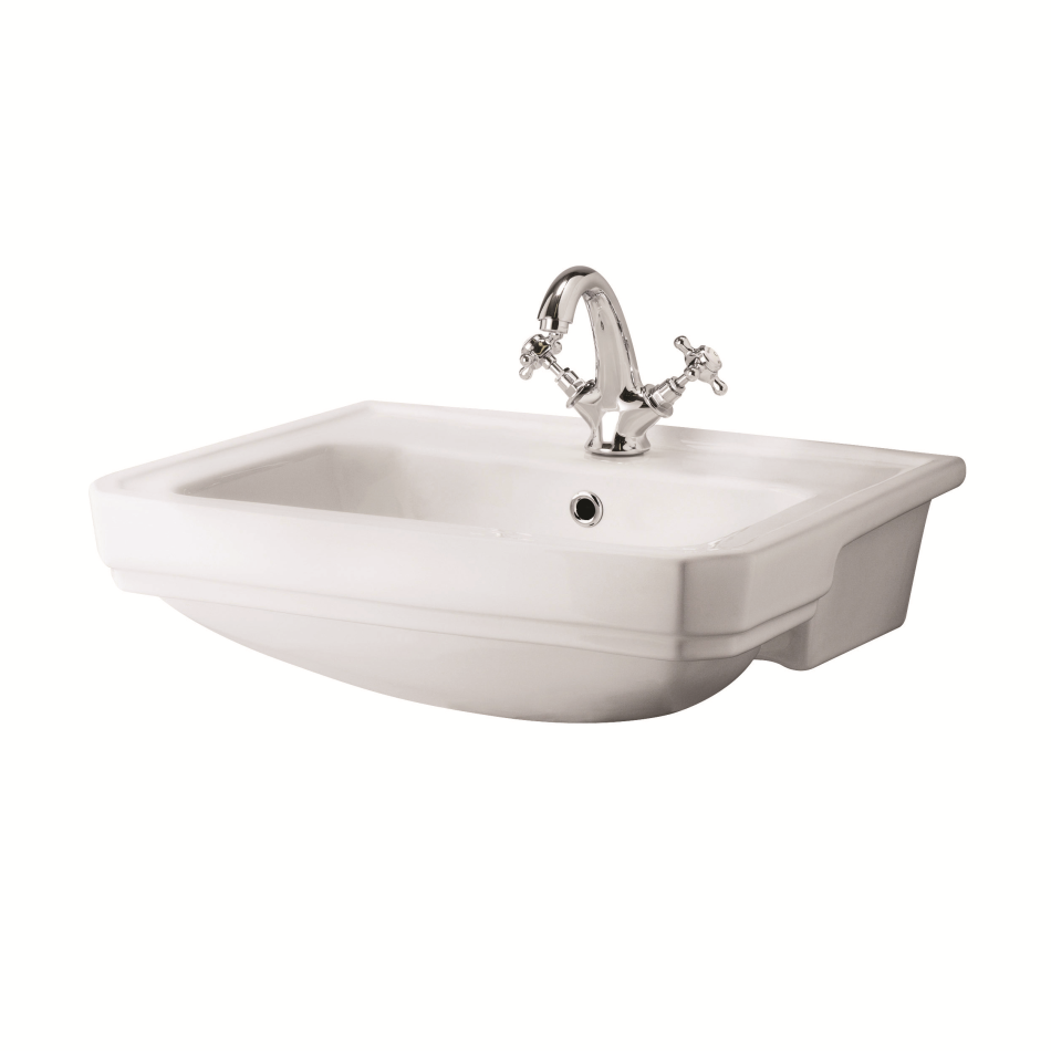 Traditional Semi-Recessed Basin
