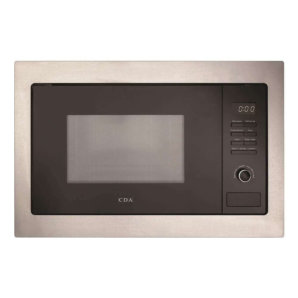 CDA VM131SS Built-In Microwave Oven, 388mm High, 390mm Deep, Stainless Steel