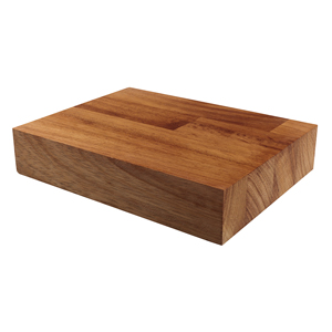 Iroko Wooden Worktop Sample 200mm x 150mm x 40mm