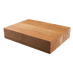 Prime Oak Wooden Worktop Sample 200mm x 150mm x 40mm