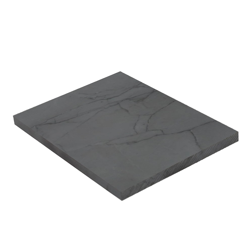 Grey Marble Solid Laminate Worktop Sample - 200mm X 150mm X 12mm 