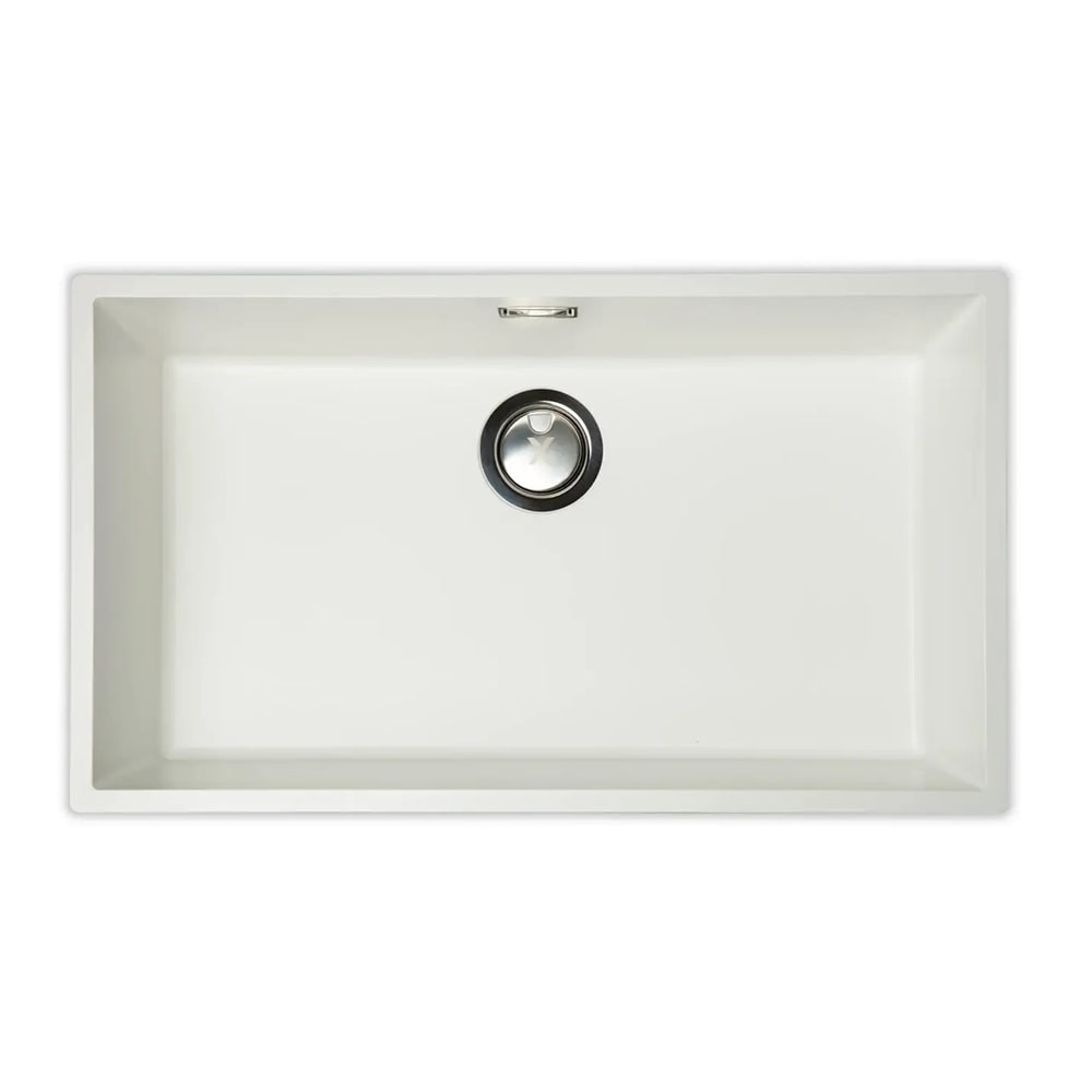 FENIX Bianco Kos - Large Undermount Sink 