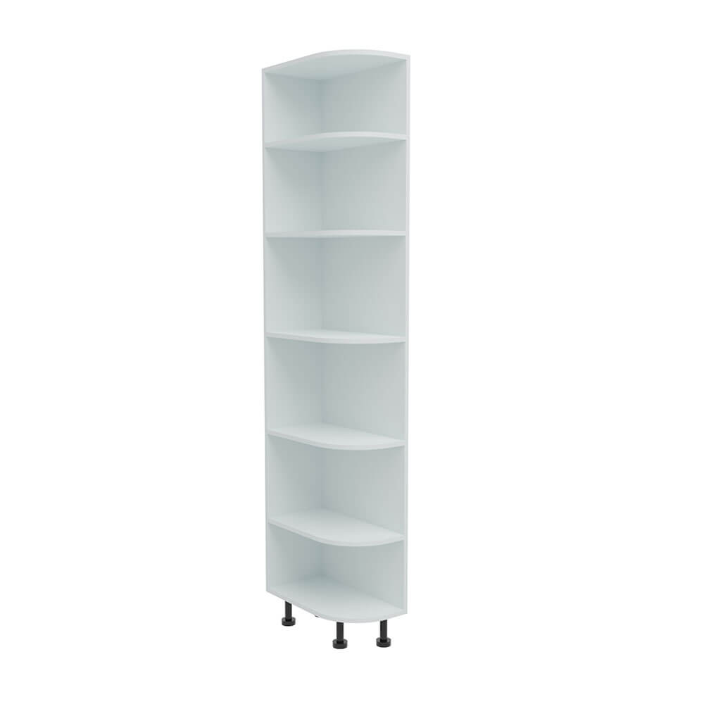 Curved Open Tall Unit (R243) - 300 x 570mm (High) - Left Hand