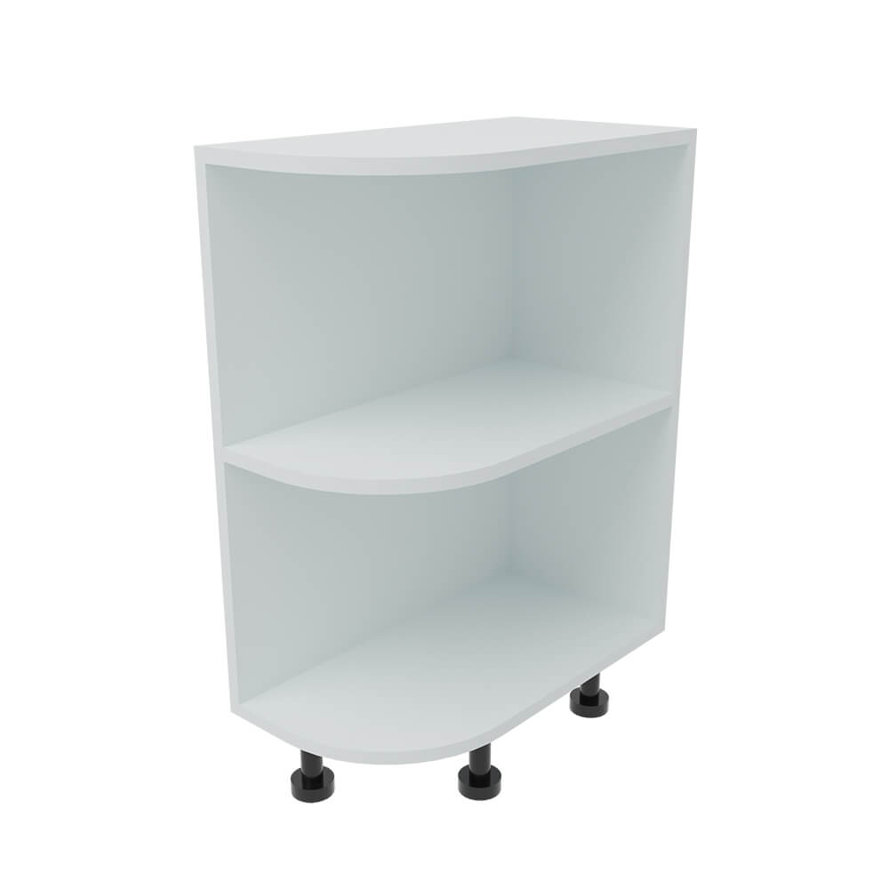 Curved Open Base Unit - 300mm x 570mm (R168) - RH