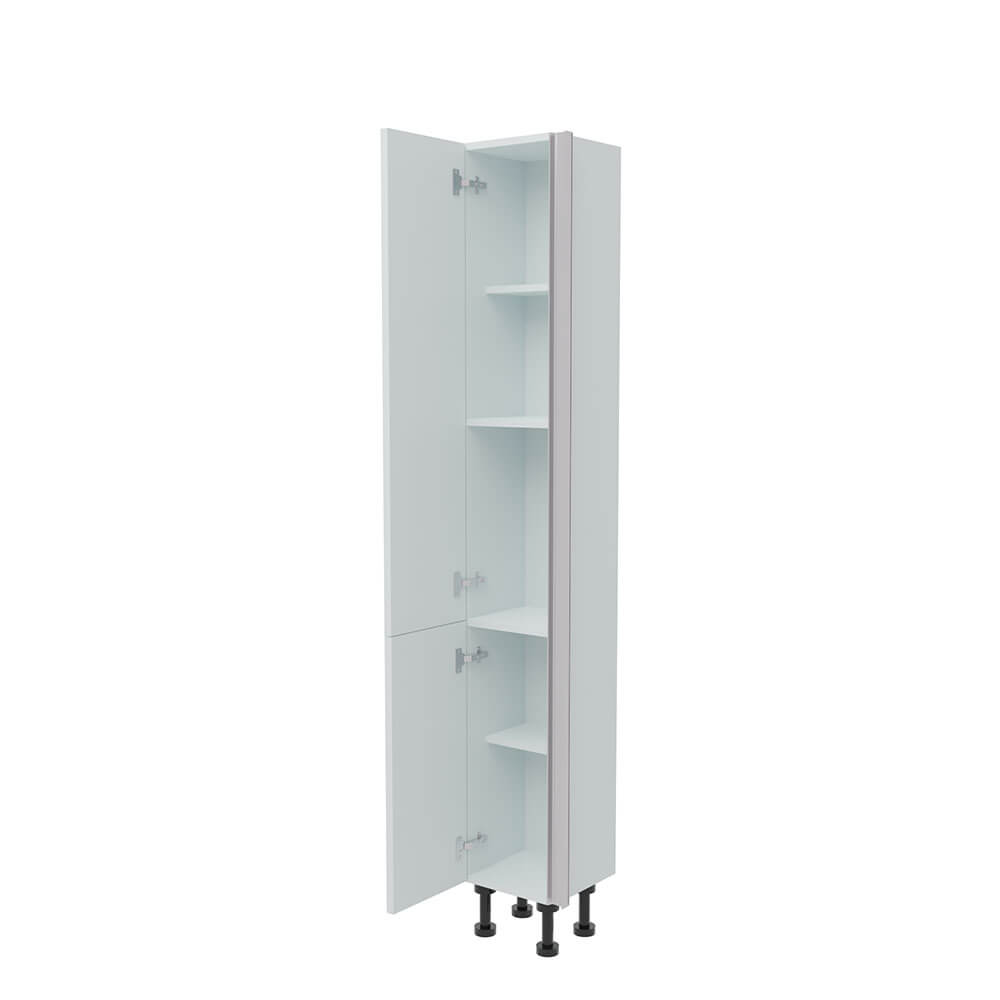 300mm True Handleless Tall Larder Unit - 715mm Lower Door - Left Hand (Medium) (300mm Deep)