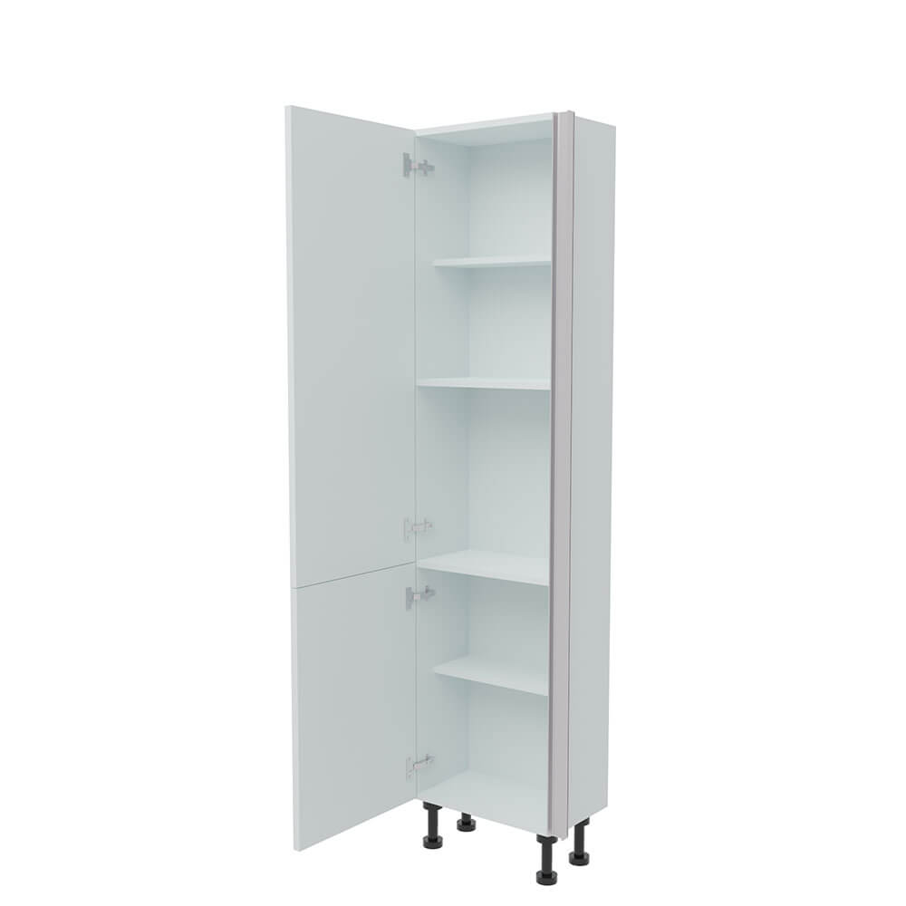 500mm True Handleless Tall Larder Unit - 715mm Lower Door - Left Hand (Medium) (300mm Deep)
