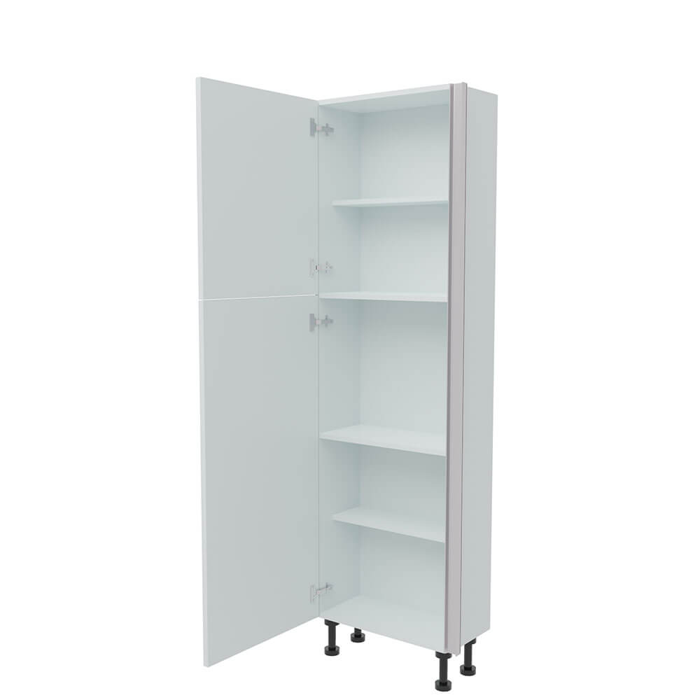 600mm True Handleless Tall Larder Unit - 715mm Top Door - Left Hand (Medium) (300mm Deep)