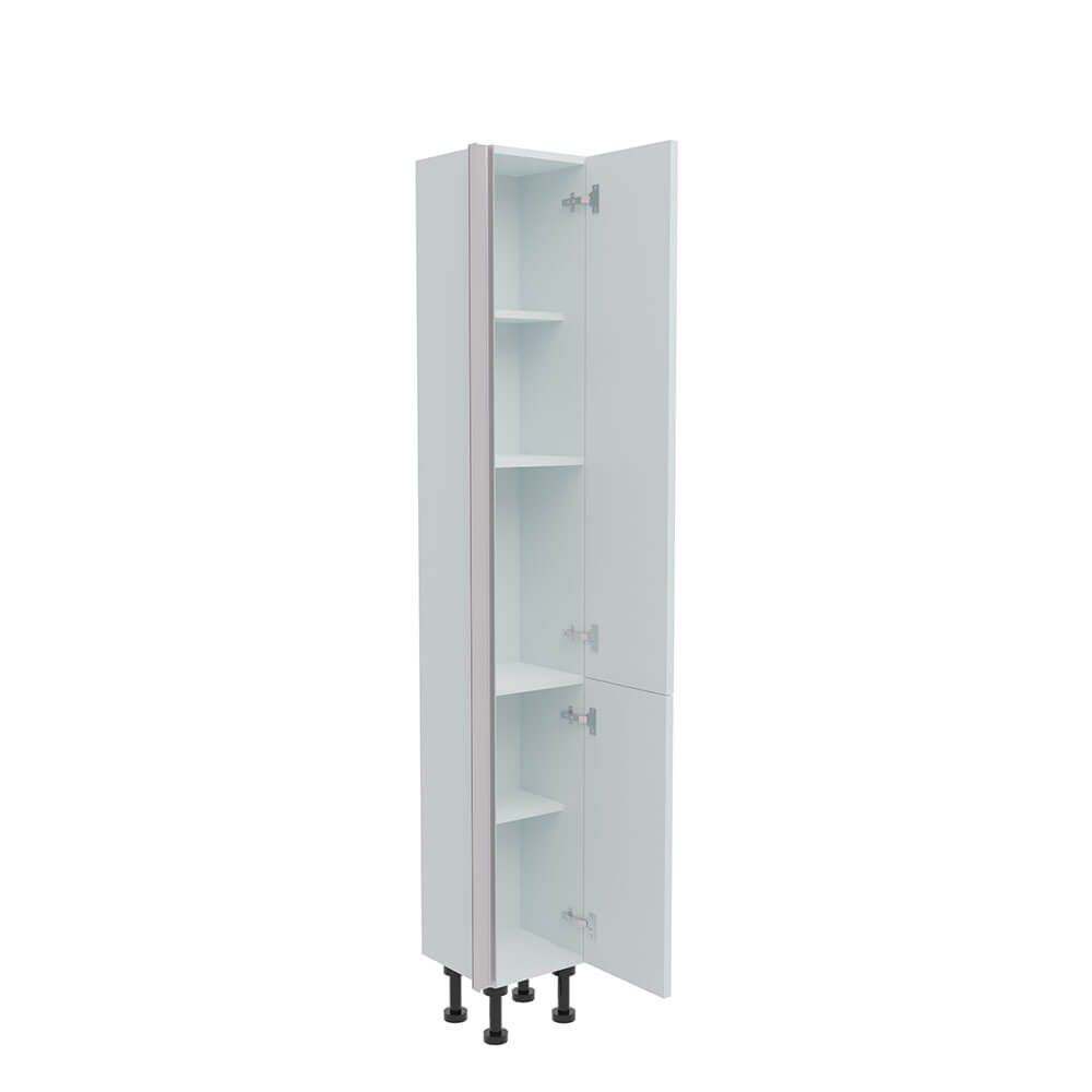 300mm True Handleless Tall Larder Unit - 715mm Lower Door - Right Hand (Medium) (300mm Deep)