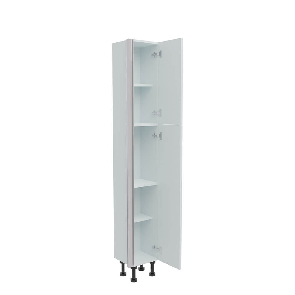 300mm True Handleless Tall Larder Unit - 715mm Top Door - Right Hand (Medium) (300mm Deep)