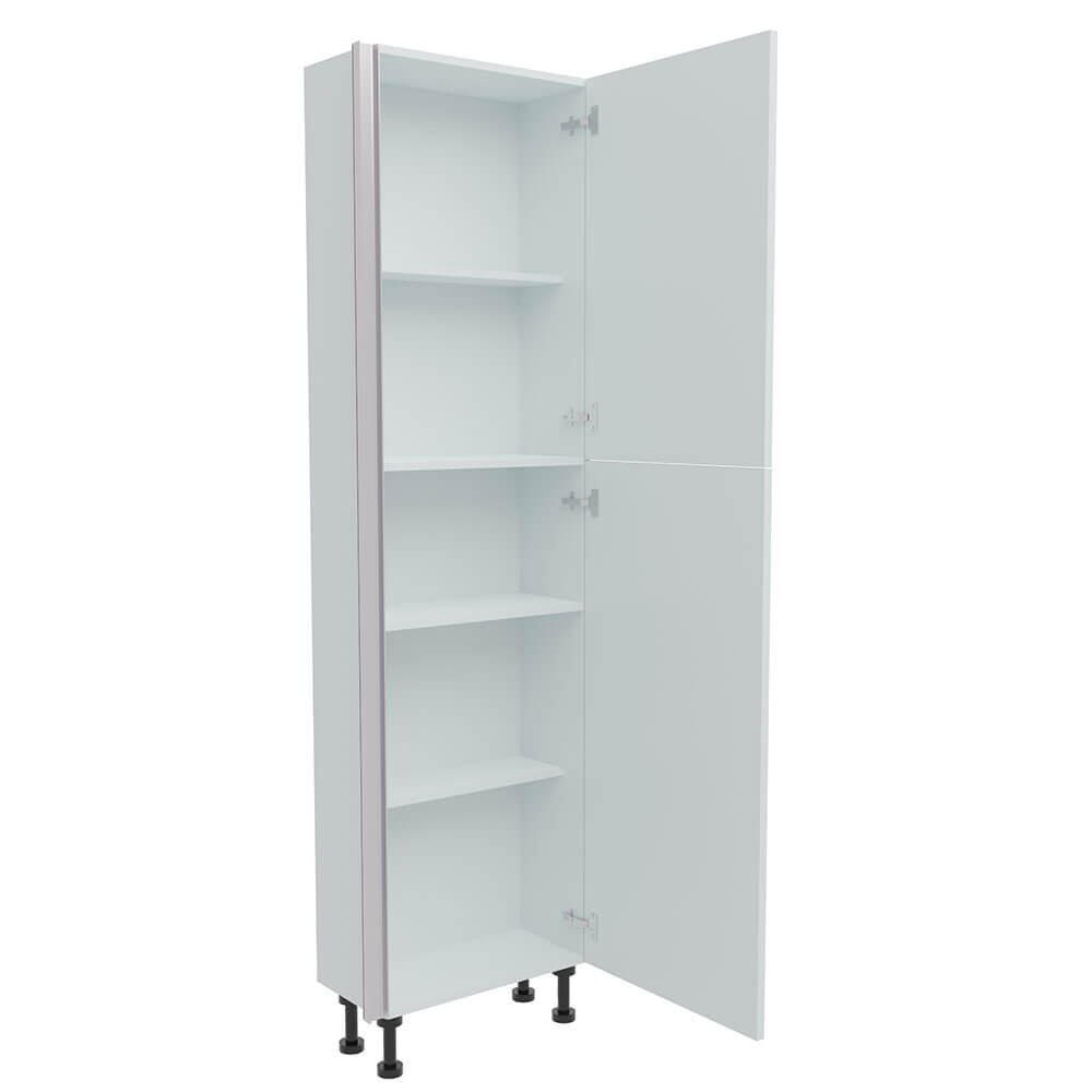 600mm True Handleless Tall Larder Unit - 895mm Top Door - Right Hand (High) (300mm Deep)