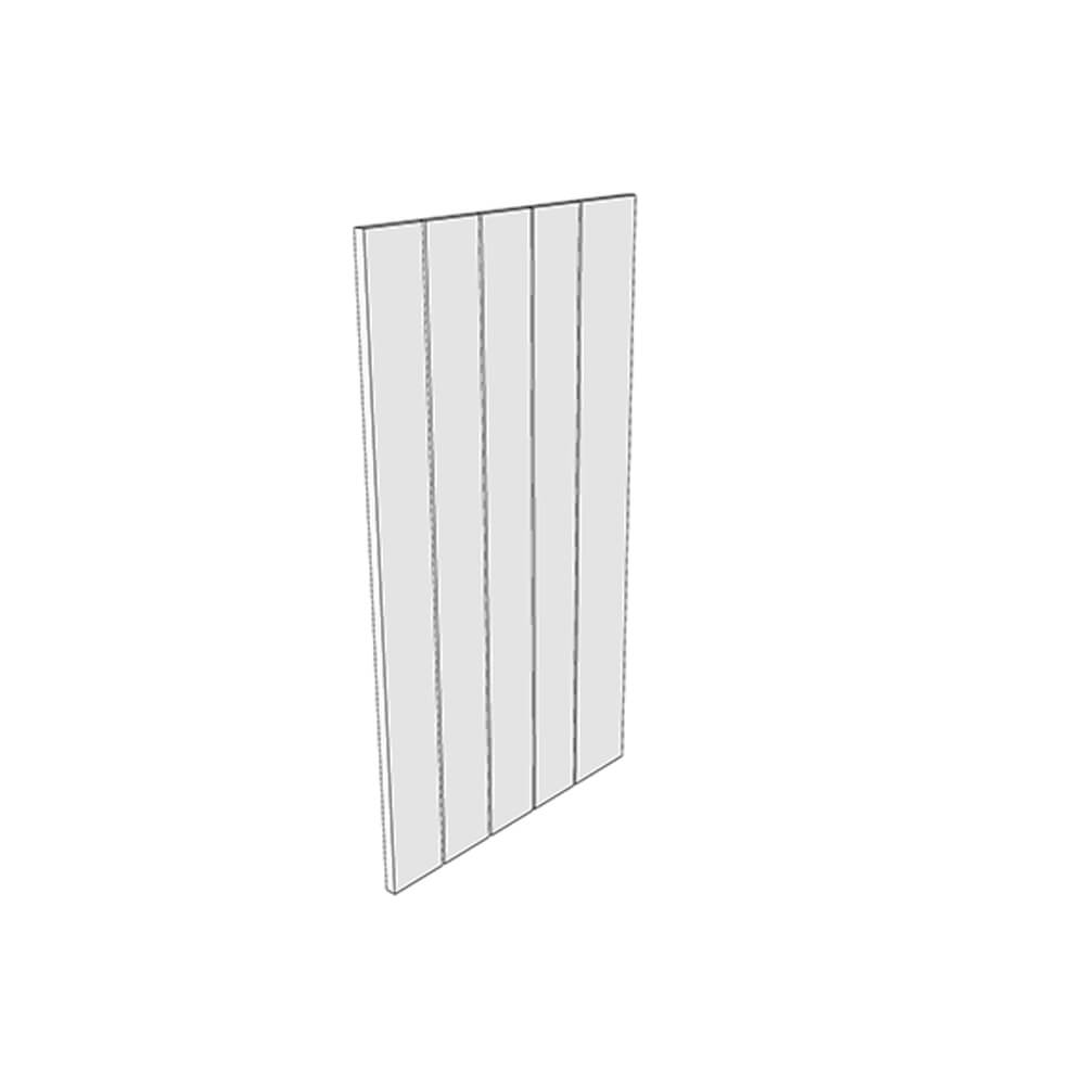Padstow 3 Drawer Base End Panel - T&G - 760mm x 550 x 18mm