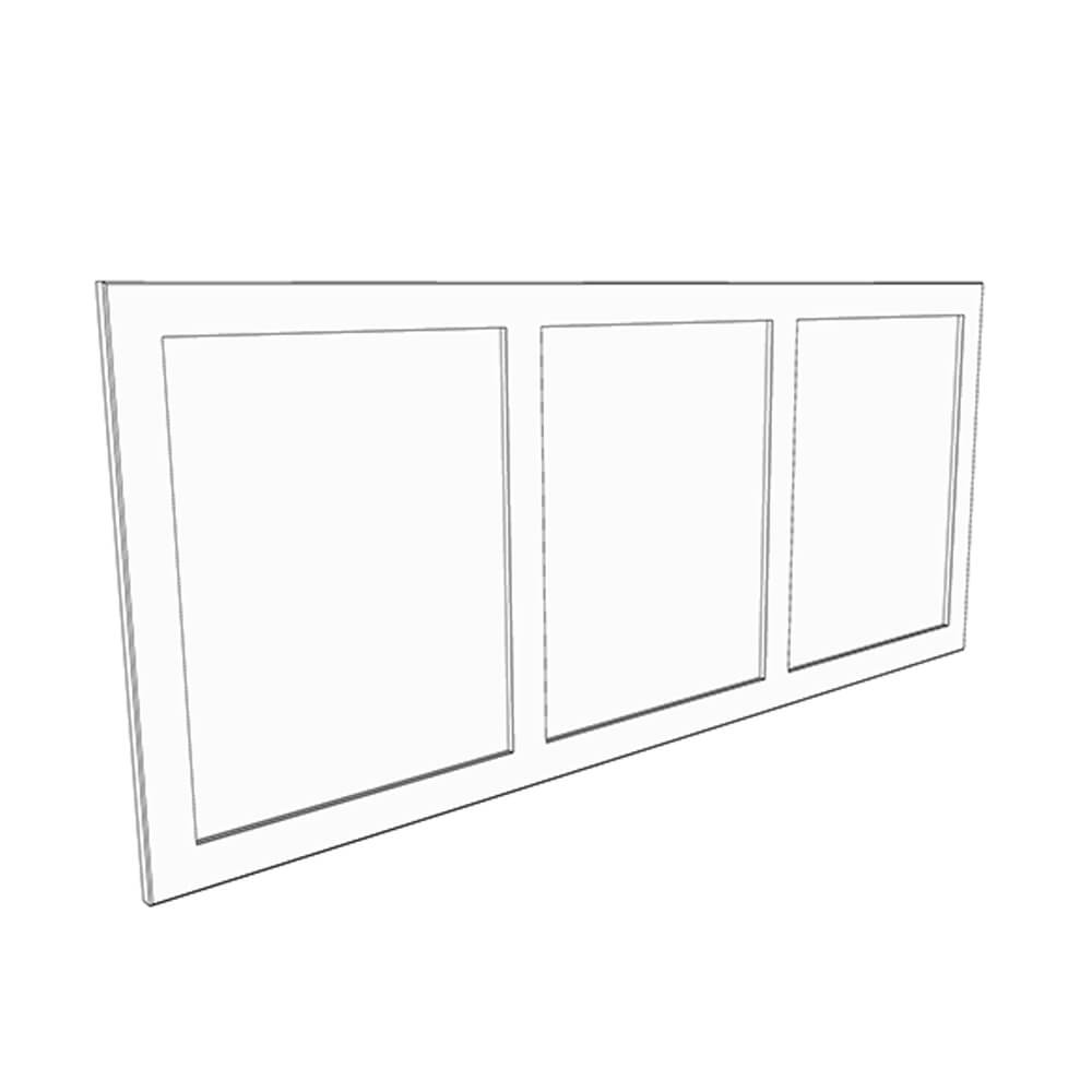 Brecan Headboard - 3 Frame Panel - 1510mm x 600mm